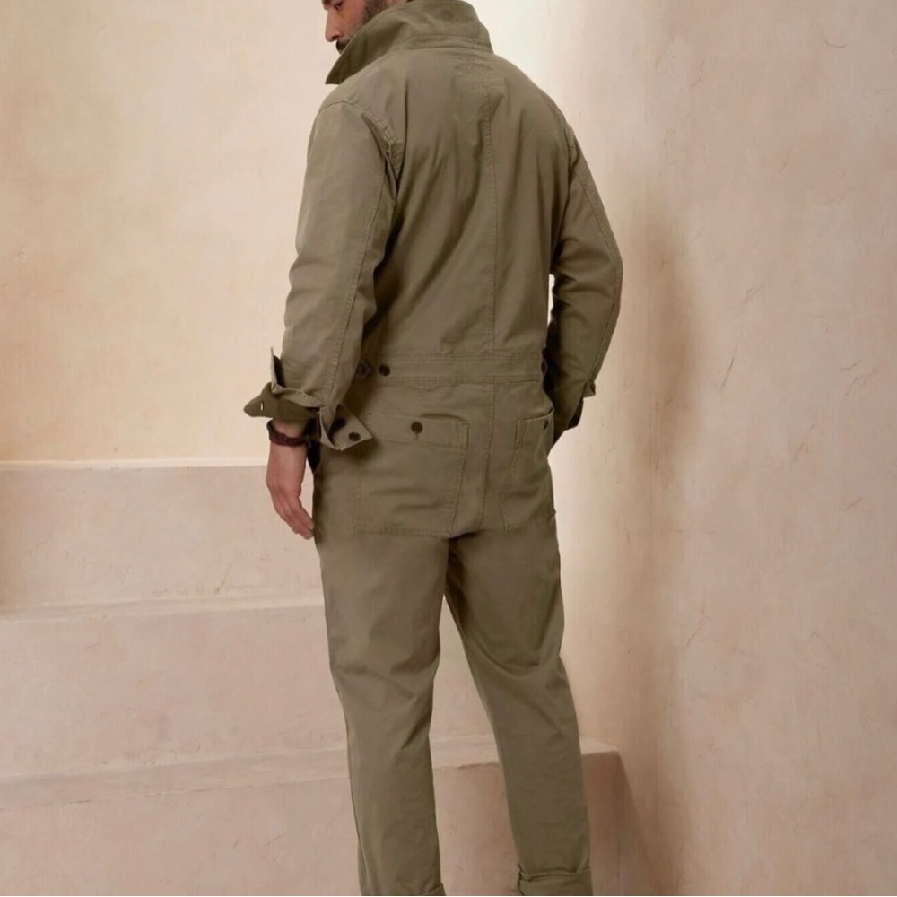 Banana Republic Olive Men’s Flight Suit Sz XLT New With Tags, Rare Size